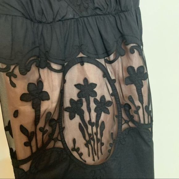 BETSEY JOHNSON Y2K MESH LACE BABY DOLL FLORAL DRES - Picture 4 of 4